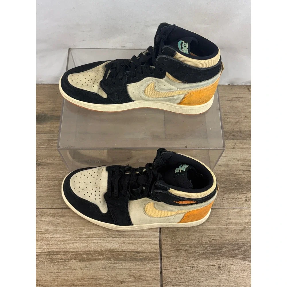 Air Jordan 1 High Zoom CMFT Orange Black Cream Mens Shoes DV1307 100 Size 8‎